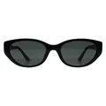 Ray-Ban RB4457D Bio Based 667787 poliert schwarz dunkelgrau Sonnenbrille