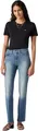 Levi's Damen Jeanshose 314 Shaping mit Stretch-Anteil, Straight Fit, Blau (Smudged Line), W29/L34