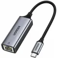 Ugreen Externer Netzwerkadapter Rj45 - Usb Typ C (1000 Mbit/s / 1 Gbit/s) Gigabit Ethernet Grau