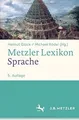 Metzler Lexikon Sprache | Buch | Zustand wie neu