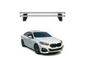 OMAC Dachträger Menabo Dachträger für BMW 2 Gran Coupe F44 2019-2024 ABE Alu Grau (2-St), Wasserbeständig,Abnehmbar,Multifunktional,Leichtgewichtig