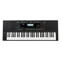 Fame G-400 Keyboard, E-Piano mit 128-facher Polyphonie, 61 Tasten, 240 Styles, 653 Sounds, anschlagdynamischer Klaviatur, Lautsprechern und Hammermechanik, Schwarz