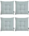 MAGMA 4er Set Inga Stuhlkissen ca. 35x35x5 cm Cordstoff (Mint)