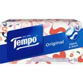 Tempo Taschentücher Original weich & stark, Box, Zellstoff, 4-lagig, waschmaschinenfest, 100 Tücher