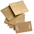 Tischkarten Hochzeit 50 Stück Platzkarten Namenskarten Kraftpapier Tischkarten Blanko für Hochzeit Partys Geburtstag Sitzordnung