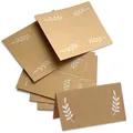 Tischkarten Hochzeit 50 Stück Platzkarten Namenskarten Kraftpapier Tischkarte...