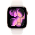 Watch Series 11, Smartwatch roségold, Aluminium, 46 mm, Sportarmband blassrosa M/L, Cellular