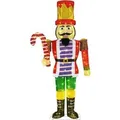 Costway Weihnachten Nussknacker Figur mit 110 Leds 170cm Weihnachtsdeko