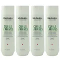 Goldwell Dualsenses Curls & Waves Hydrating 4 x 250 ml Shampoo für lockiges Haar