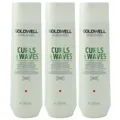 Goldwell Dualsenses Curls & Waves Hydrating 3 x 250 ml Shampoo für lockiges Haar