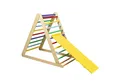 COSTWAY Klettergerüst Kletterdreieck, mit Rampe, aus Holz