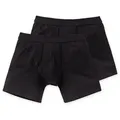 Schiesser Retro Pants Authentic (2er-Pack) mit stilvollem Nadelzug schwarz 5 (M)