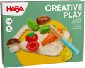 HABA Spielwelt Küche Creative Play Gemüse mit Schneidebrett 2012076001