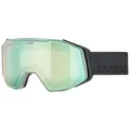 uvex gravity FM - stylische, verspiegelte Skibrille mit Anti-Fog-Beschichtung und Over-The-Glasses-Konstruktion für Damen und Herren - oxid matt/opal-orange - one size