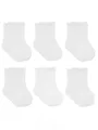 bistyle Socken für Babys Neugeborene Babysocken Jungen Mädchen Kurzsocken (Set, 6-Paar, 6er-Pack) gerippt Bio-Baumwolle GOTS zertifiziert 0-6 Monate bis 2-3 Jahre