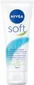 NIVEA Soft erfrischende Feuchtigkeitscreme (75 ml), pflegende Soft Creme mit Vitamin E und Jojoba-Öl, schnell einziehende Hautcreme