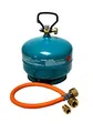 HUW24 Gasflasche Propan Butan Gas 3 kg + Adapter + Umfüllschlauch Aktionsset leer befüllbar