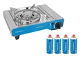 Campingaz Gaskocher Camp Bistro DLX Campingkocher Kocher + 4x CP250 Set BBQ