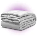 New Way Ganzjahresdecke 200x200 cm | Warme und Atmungsaktive Allergiker Bettdecke - Weiß