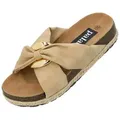 Palado Bandi Pantolette beige|weiß 38 EU