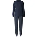 CALIDA Pyjama Midnight Dreams Damen (2 tlg) blau S (40/42)