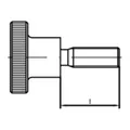 Reyher  Rändelschrauben DIN 464 Messing M 6 x 20 Ms (25 Stück)