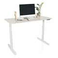 hjh OFFICE Elektrisch höhenverstellbarer Schreibtisch STAND PRO MDF Platte, Gestell aus Stahl