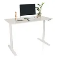Schreibtisch höhenverstellbar elektrisch 140x70 cm Memory Funktion hjh OFFICE