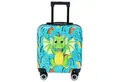 TheTrueC Koffer TheTrueC Kindertrolley 4 Rollen Dino grün