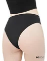 MyMonthlys Periodenunterwäsche Tanga Slip - leichte Blutung und Ausfluss - Seamless ohne Nähte seidig weiches Material - ohne Biozide - M / 38