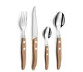 Lou Laguiole Besteck-Set CANOPÉE (24-tlg), 6 Personen, Edelstahl Rostfrei 18/0, Handreinigung empfohlen, hochglanzpoliert