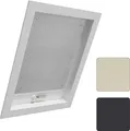 WOLTU Thermo Dachfenster Rollo ohne Bohren Sonnenschutz Verdunkelungsrollo mit Saugnäpfen, Thermorollo Hitzeschutz für Dachfenster Dunkelgrau, 60x73 cm
