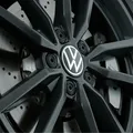 Dynamische Nabenkappen VW m. stehendem Logo im Fahrbetrieb 000071213D Deckel