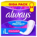 Always Daily Protect Slipeinlagen Long 64 Stk Gigapack Duft Atmungsaktiv
