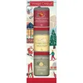 Weihnachtsfeier Votivkerzen aus Glas, Geschenkset, 3 x 37 g