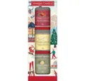 Yankee Candle Duftkerze Weihnachtsfeier Votivkerzen aus Glas, Geschenkset, 3 x 37 g