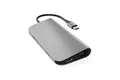 SATECHI Aluminium Multiport Adapter, 4K HDMI, USB-C Port, Gigabit Ethernet, SD/MicroSD-Kartenleser, USB 3.0, für MacBook Pro, Air M2, M1, iPad Pro, Air M2, M1, Mac mini M2, iMac M1 (Space Grau)