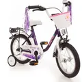 14" Kinderfahrrad "EMPRESS" lila/weiß - mit tiefen Einstieg – Bachtenkirch - Lila