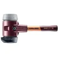 Gummihammer HALDER SIMPLEX Schonhammer Ø 80 mm Gummi / TPE-mid grau mit Standfuß