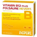 VITAMIN B12 PLUS FOLSÄURE HEVERT 2X5X2 ml Ampullen