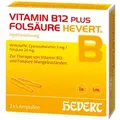 Vitamin B12 Plus Folsäure Hevert a 2 ml Ampullen 2X5 St