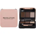 Makeup Revolution Brow Sculpt Kit (Medium Brown) (13371293)