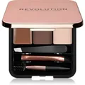 Revolution Brow Sculpt Kit Set für perfekte Augenbrauen Farbton Medium 2.2 g