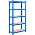 Schwerlastregal Premium 5 Böden blau