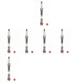 6 x Zündkerze NGK für BMW 1 E81, 1 E82, 1 E87, 1 E88, 3 E90, 3 E91