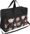 Granori Damen Handgepäck Reisetasche 55x40x20 cm mit Blumenmuster, leicht, strapazierfähig und mit Kofferschlaufe