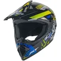 FunSport-Factory Motocrosshelm Shot Kinder Crosshelm Motocross Helm Kinder Motorradhelm Offroad XS