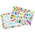 12 Einladungskarten Kinder Geburtstag Mädchen Karten Einladung Jungen Party