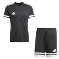 Addias Trikotsatz Herren schwarz weiß Squadra 25 Gr/L - Sportbekleidung Set