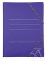 CARPETA Fº GOMAS SOLAPAS Carton Azul